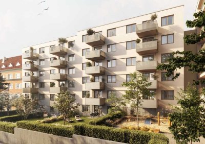 Direkt ins Grüne: 3-Zimmer-Wohnung mit eigener Terrasse und Garten
