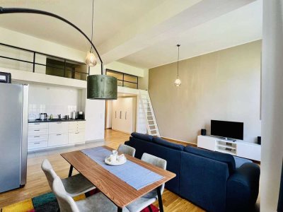 Möblierte Loft Wohnung inkl. Heizung, Strom&Wlan