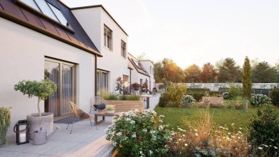 Helle Räume, eigener Garten, familiäres Umfeld – hier beginnt Zuhause