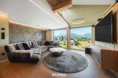 Zuhause mit Weitblick – Stilvolles Penthouse im Zentrum von Kössen