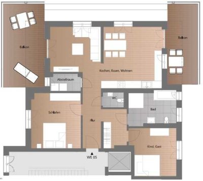 3-Zimmer-Penthouse-Wohnung im Erstbezug in Neunkirchen-Seelscheid
