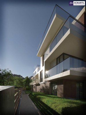 Hochwertig &amp; exklusiv: Großzügige 2-Zimmer Gartenwohnung in ruhiger und grüner Umgebung! Hier lässt sich´s leben!
