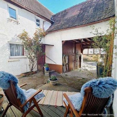 *Idyllisches Fachwerkhaus mit Hof, Terrasse und genehmigte Fertigplanung mitten in der Altstadt*