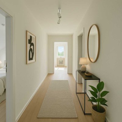 Ab Juni 25 - Erstbezug nach Modernisierung: 3 Zimmer-Wohnung mit Balkon, modernes Bad & neue Fenster