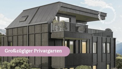 Exklusive 3-Zimmer-Neubau-Erdgeschosswohnung 113 m² mit Privatgarten 130 m² und Terrasse 16 m² in Natters bei Innsbruck