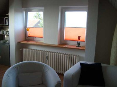 Moderne, helle möblierte Wohnung über den Dächern vom Moritzberg