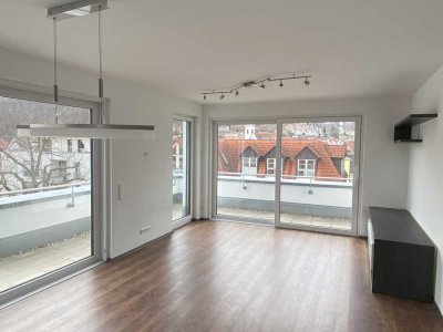 Penthouse in Neuer Mitte Tailfingen, 3,5 Zi mit hochwertiger EBK und großer Terasse in Albstadt