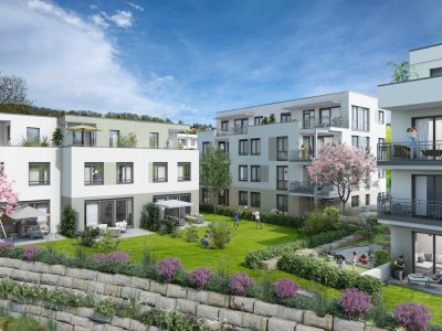 Schöne, Licht durchflutete Wohnung mit Balkon und zwei Bädern