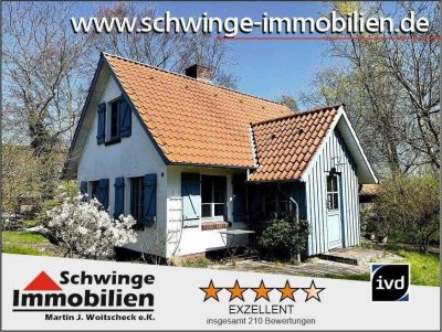 Wohnhaus am Deich der Oste mit Bootsanleger in ruhiger Wohnlage zu verkaufen!