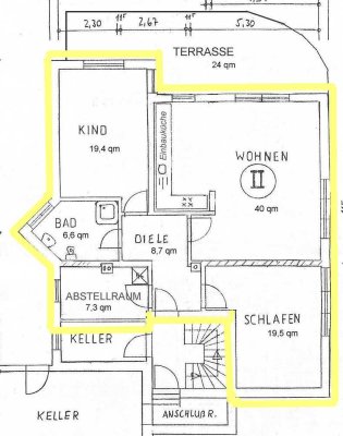 Zeitmietvertrag (min 18 - max 24 Mon), 3-ZW Würzburg Uninähe provisionsfrei zu vermieten