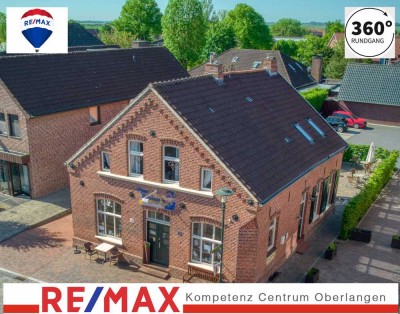 Einzigartige Chance: Historisches,  2013 saniertes  Juwel in Ditzum, Cafe und 2 Ferienwohnungen