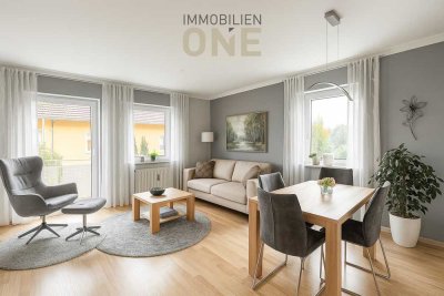 Helle 3-Zimmer-Wohnung mit Südbalkon & Garage – Gepflegtes 6-Parteien-Haus