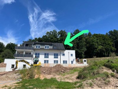 Wohnen im Grünen mit wunderschönem Ausblick – traumhafte Dachgeschosswohnung in ruhiger Lage! Erstbe