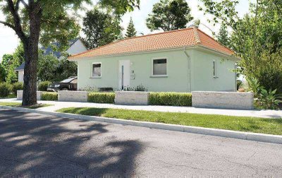 Bungalow 78 in Gerach, massiv gebaut, Preis inkl. Grundstück