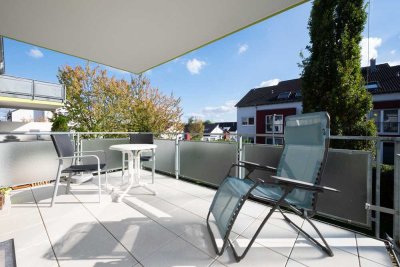 Schöne und helle 3-Zimmer-Wohnung mit Balkon, Aufzug und  TG-Stellplatz in beliebter Lage von Leinga