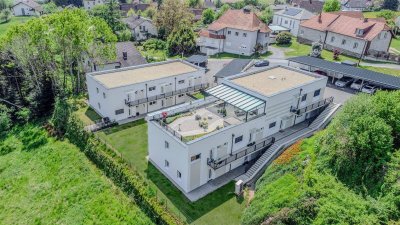 Erstes Eigenheim mit der AKTION -€ 20.000,- sichern! Kleine 3-Zimmer Gartenwohnung in idyllischer Umgebung! Neubau nur 25km östlich von Graz gelegen!