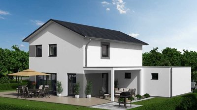 Moderne offene Grundrisse und exklusive Außenansicht