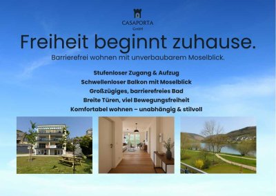 Wohnen ohne Grenzen – Moselblick inklusive