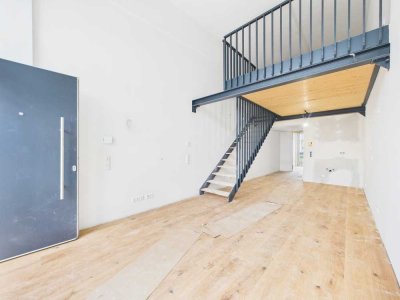 Loftartige 3-Zimmer-Wohnung über 2 Etagen mit ca. 79m²