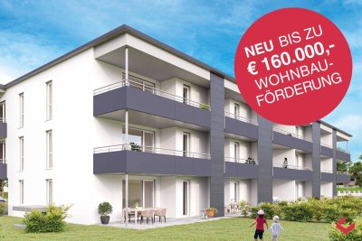 3-Zimmer-Gartenwohnung mit großzügiger Gartenfläche und sehr hoher Wohnbauförderung- Top 01