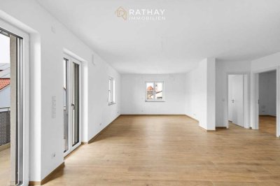 Erstbezug: Stilvolle Neubauwohnung mit Aufzug und Balkon in ruhiger Lage