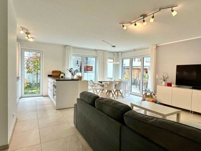 3,5-Zimmer-EG-Wohnung mit gehobener Innenausstattung und EBK in Rutesheim
