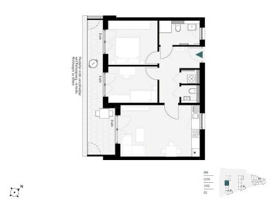 ERSTBEZUG I Moderne 3 Zimmer Wohnung mit Balkon