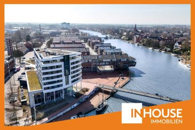 Die LEDA - Wohnen in erster Reihe am Hafen von Leer!