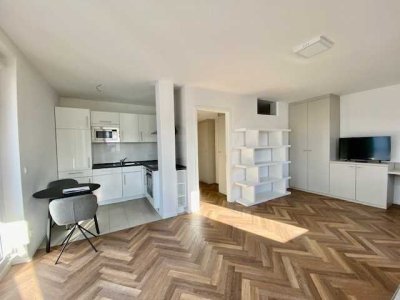 Helle, gemütlich möblierte Wohnung in grüner Umgebung nahe der Spree