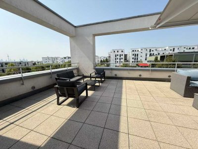 Modernes Penthouse in Riedberg | 3Z | Große Terrasse mit Skyline-Blick | Möbliert