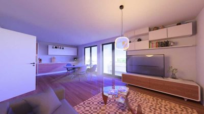 Penthouse 2-Zimmer-Wohnung mit Dachterasse