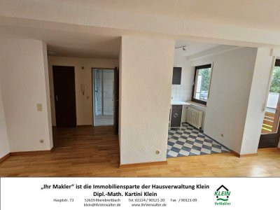 Praktische 1-Zi Whg mit Loggia nach Westen
