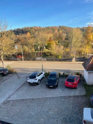 3 Zi- Dachgeschosswohnung in 72108  Rottenburg/N- Bieringen, Herbstlichen, Blick zum Neckar