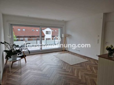 Tauschwohnung: Penthouse-Wohnung mit einladender Dachterrasse