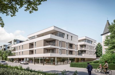 SCHLOSSPARKBLICK 2-Zimmer-Wohnung mit Loggia - Altmünster - NEUBAU - zentrale Lage