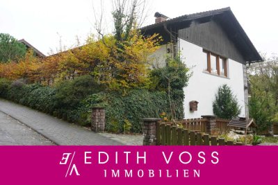 Freistehendes Einfamilienhaus mit Blick ins Grüne in Gorxheimertal