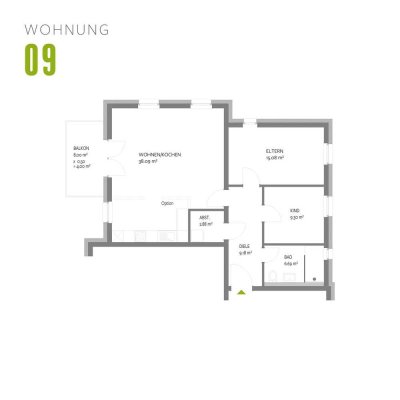 NEUBAU Trier-Olewig - Effizienzhaus 55 - Wohnung 09