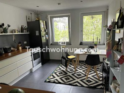 Tauschwohnung: Media Park: Moderne Whg. mit Balkon und Keller