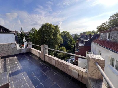 RESERVIERT- Penthouse mit Dachterrasse im Wasserviertel - zwischen Innenhafen und City