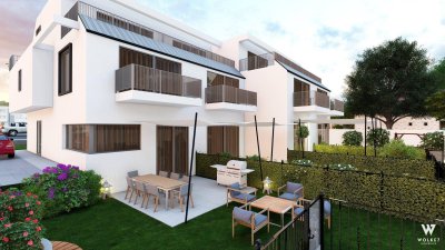 Moderne Doppelhaushälfte in Wien: 5 Zimmer, Balkon &amp; Terrassen - Erstbezug I Belagsfertig