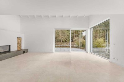 Stadtnahe Villa im Neubau-Stil mit idyllisch angrenzendem Naturschutzpark