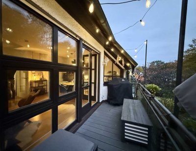 Befristet, zum 1.1/15.1.26* Möbl. Wohlfühloase in Harlaching, an der Isar. Garage. Inkl.aller NK