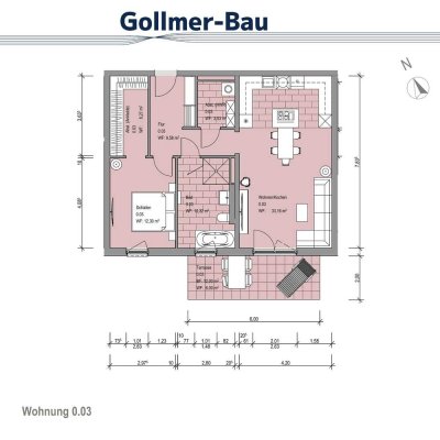 Gemütliche Erdgeschoss-Wohnung mit 2 Zimmern und Terrasse