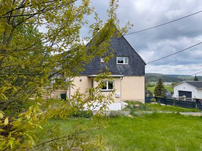 Idyllische Doppelhaushälfte im Erzgebirge – ruhig gelegen, auch als Ferienhaus geeignet