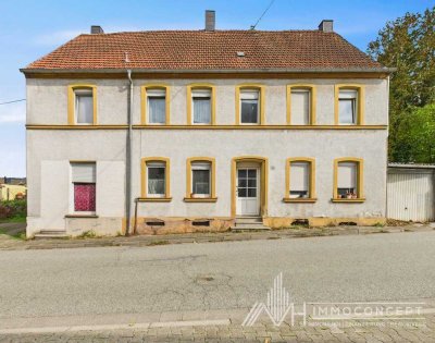 Teilrenoviertes Zweifamilienhaus | Terrasse und Garage | Rutsweiler am Glan | Kreis Kusel