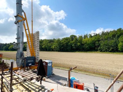 "Ruhig, sonnig und richtig viel Platz" Helle DHH in Weissach - Bereits im Bau