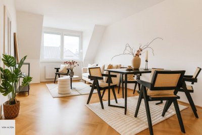 Saniert &amp; klimatisiert – 2-Zimmer-DG Wohnung im Herzen von Josefstadt