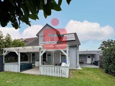KfW-Effizienzhaus 70 mit Garten, Garage und Solar in begehrter Sackgassenlage