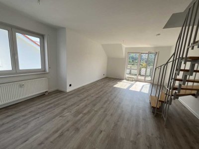 Renovierte 4,5 Zimmer-Maisonettewohnung mit Blick ins Grüne