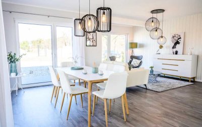 Wohnen mit Stil: 1,5-Geschosser von Scanhaus